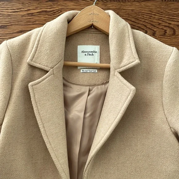 Abercrombie & Fitch Dad coat in beige - Picture 2 of 4